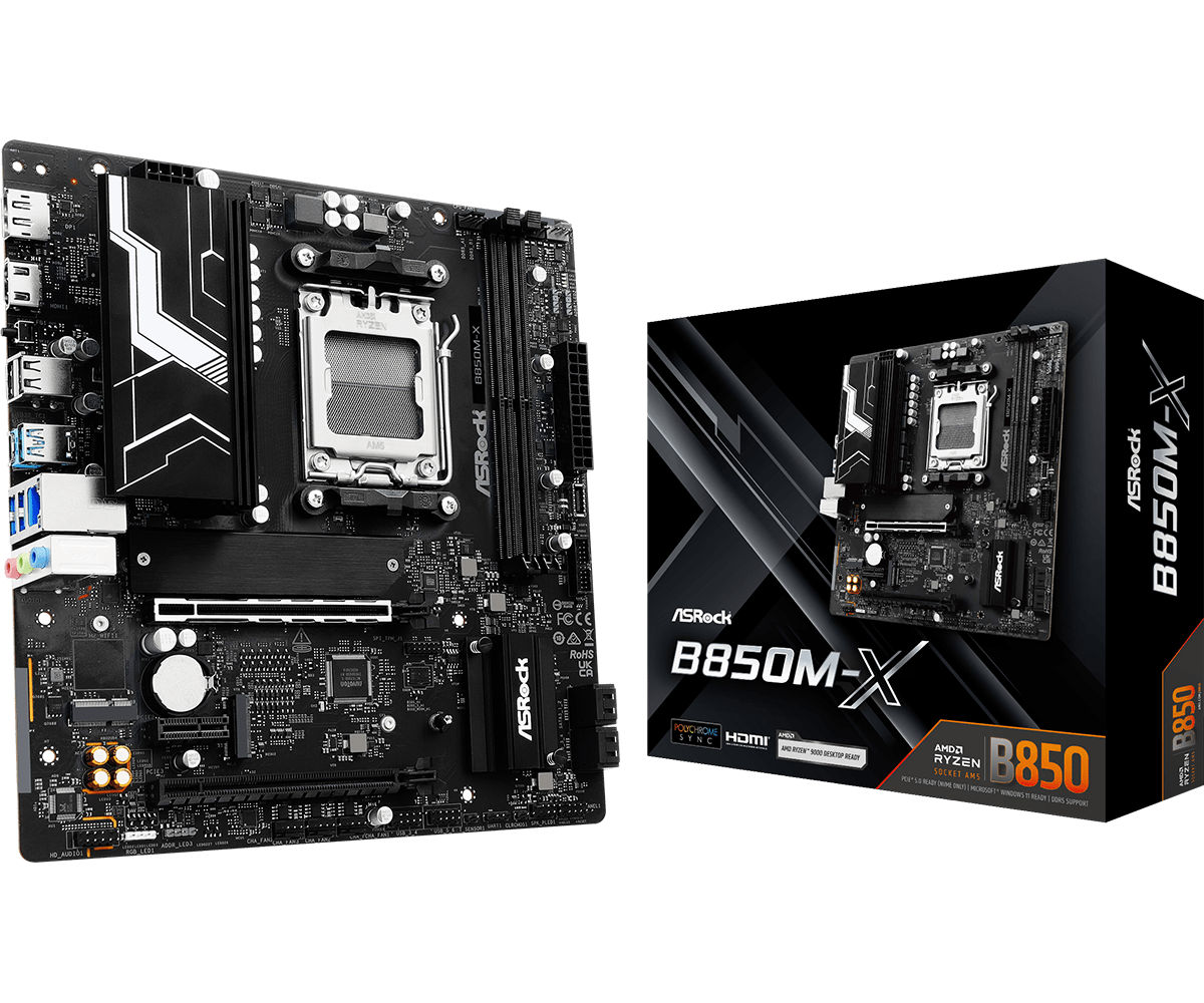 Board Asrock AMD B850M-X AM5 Micro ATX DDR5