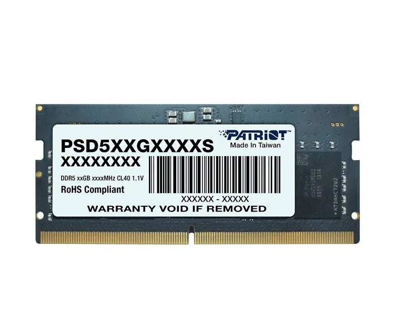 Memoria Ram DDR5 Patriot 32GB Signature B5600 MHz Para Portatil