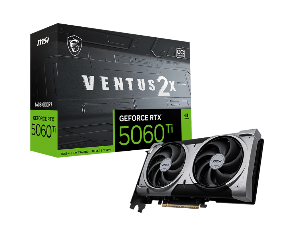 TVideo MSI NVIDIA RTX 5060TI 16G Ventus 2X GDDR7
