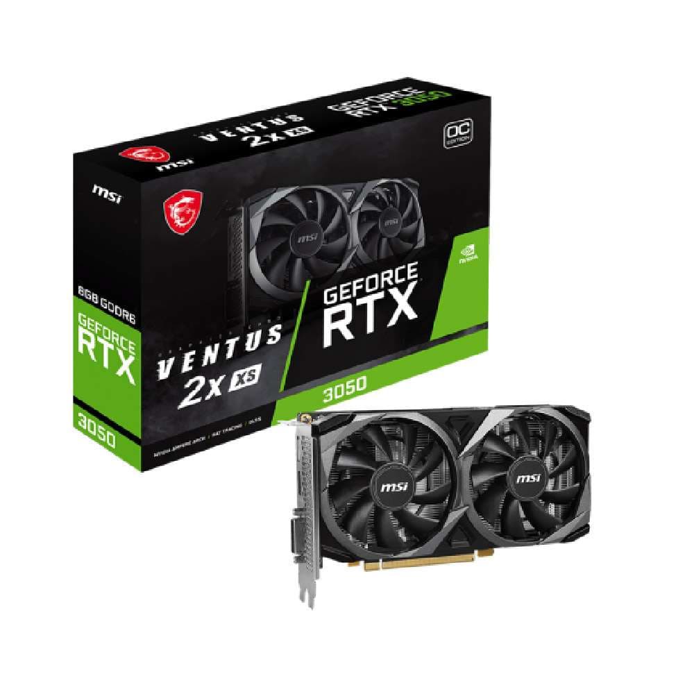 TVideo MSI NVIDIA RTX 3050 8GB VENTUS 2X XS GDDR6