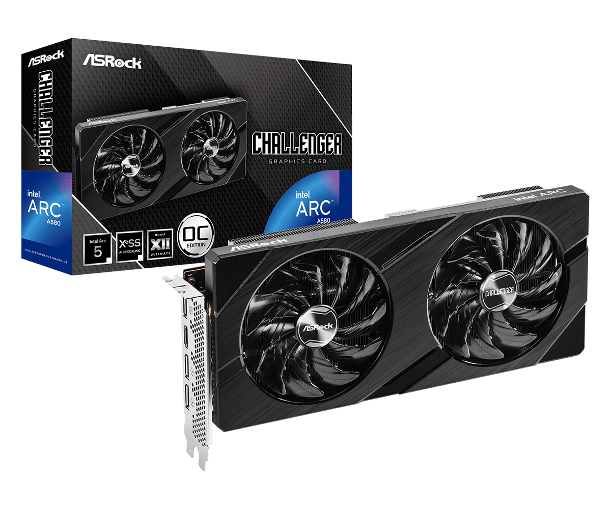 TVideo Asrock INTEL ARC A580 Challenger CL 8GO GDDR6