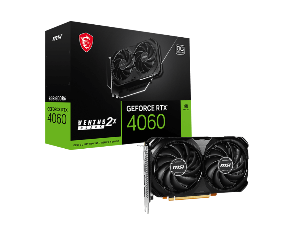 TVideo MSI NVIDIA RTX 4060 8GB VENTUS 2X XS GDDR6