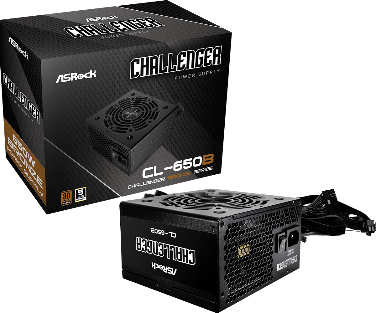 Fuente Asrock 650w 80+ Bronze