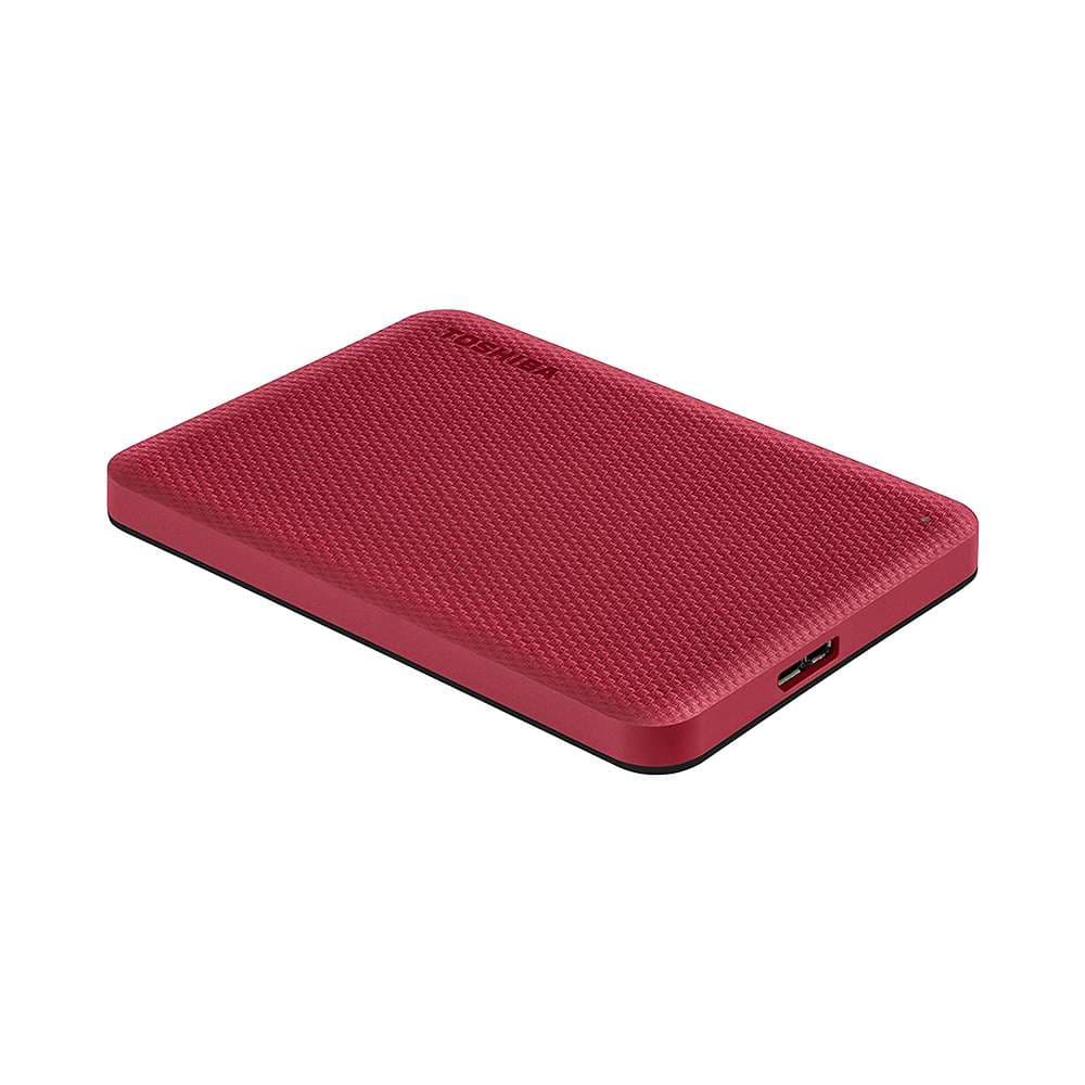 Disco Externo 4 TB Toshiba Advance Color Rojo