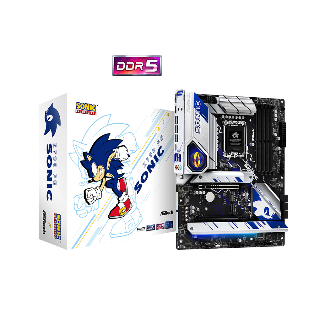 Board Asrock INTEL Z790 Phanton Gaming Sonic LGA 1700 ATX Soporta 12th, 13th y 14th generacion DDR5