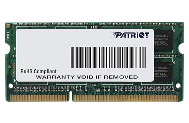 Memoria Ram DDR3 Patriot 4GB PC3L B1600 Mhz Para Portatil